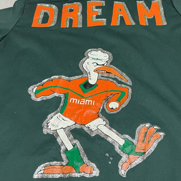 Miami Hurricanes One of a Kind Halftime Show Band AOP Costume 1/1 RARE SZ XL 40 - Picture 9 of 9